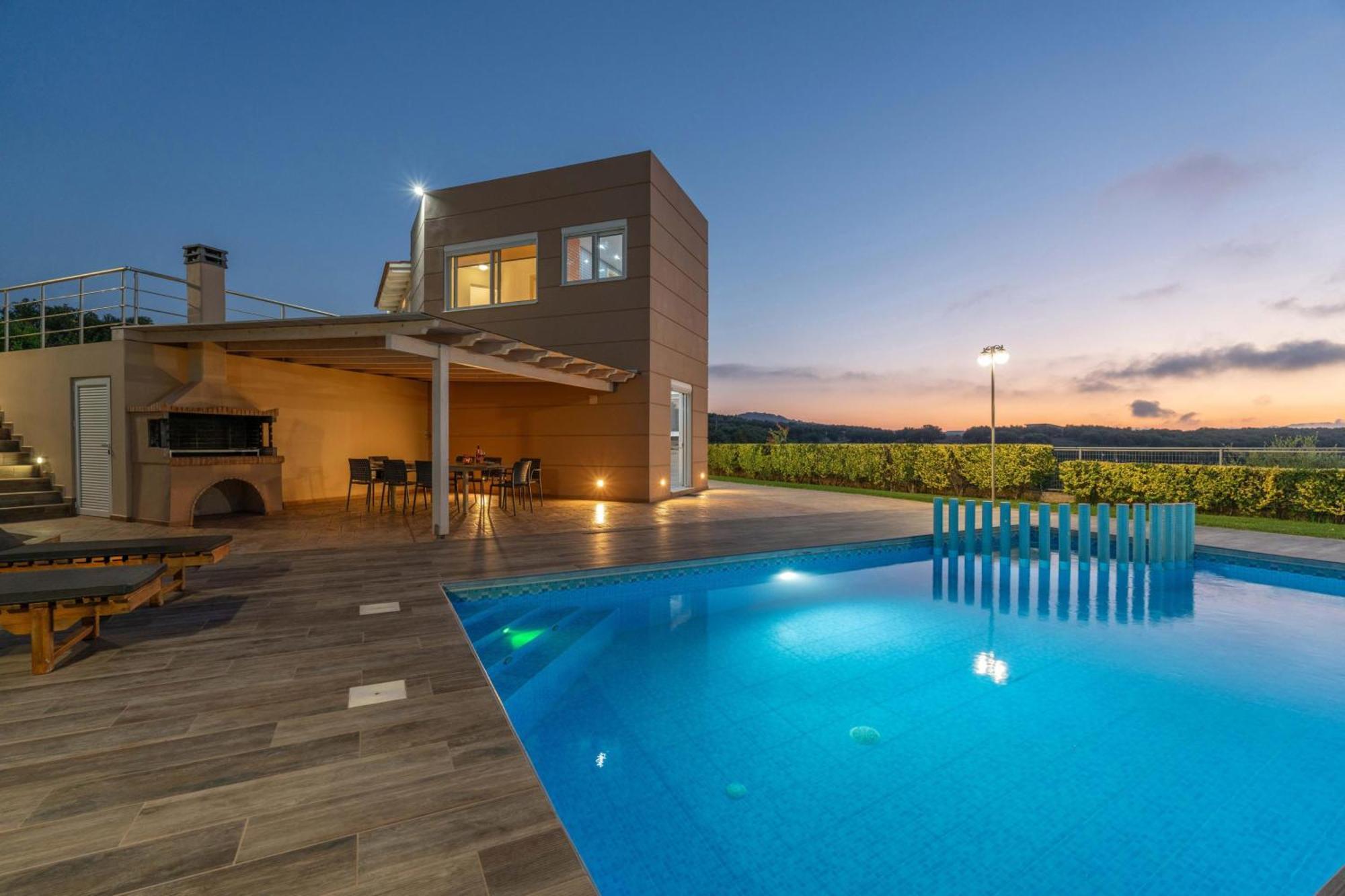 Villa Ariella With Sea View Agia Marina المظهر الخارجي الصورة