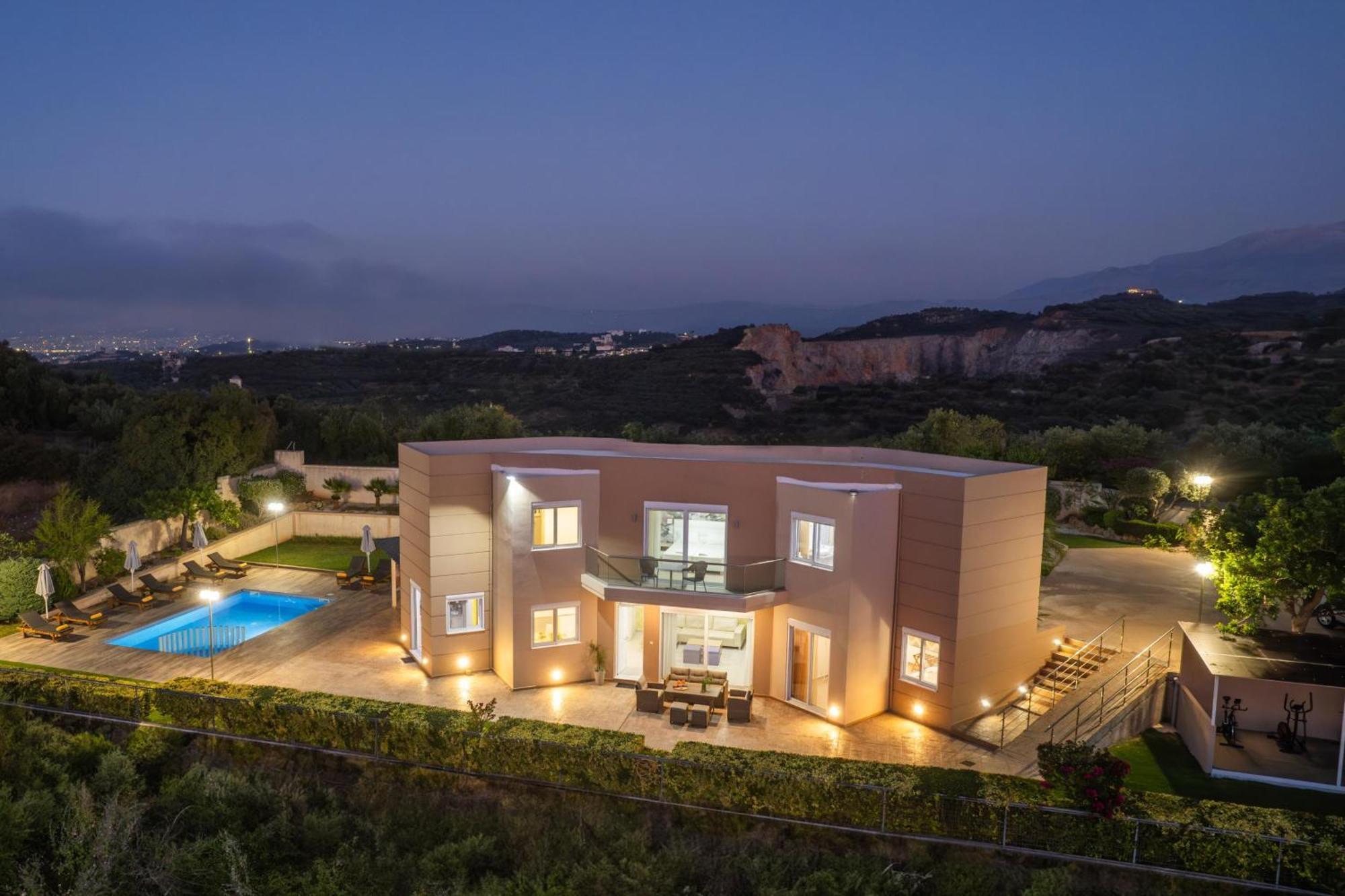 Villa Ariella With Sea View Agia Marina المظهر الخارجي الصورة