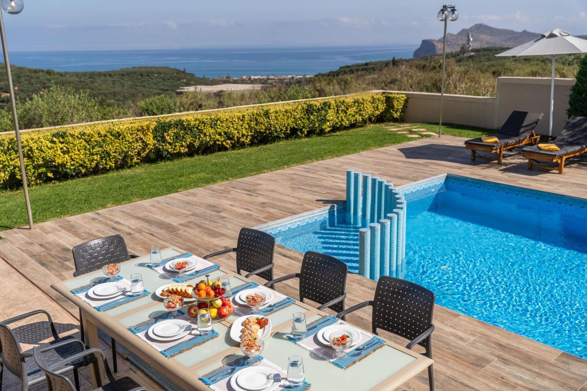 Villa Ariella With Sea View Agia Marina المظهر الخارجي الصورة
