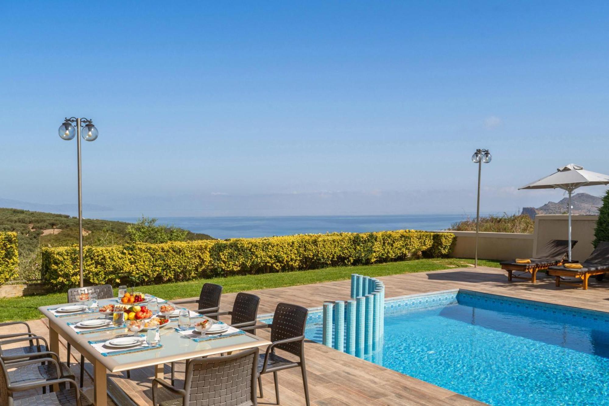 Villa Ariella With Sea View Agia Marina المظهر الخارجي الصورة