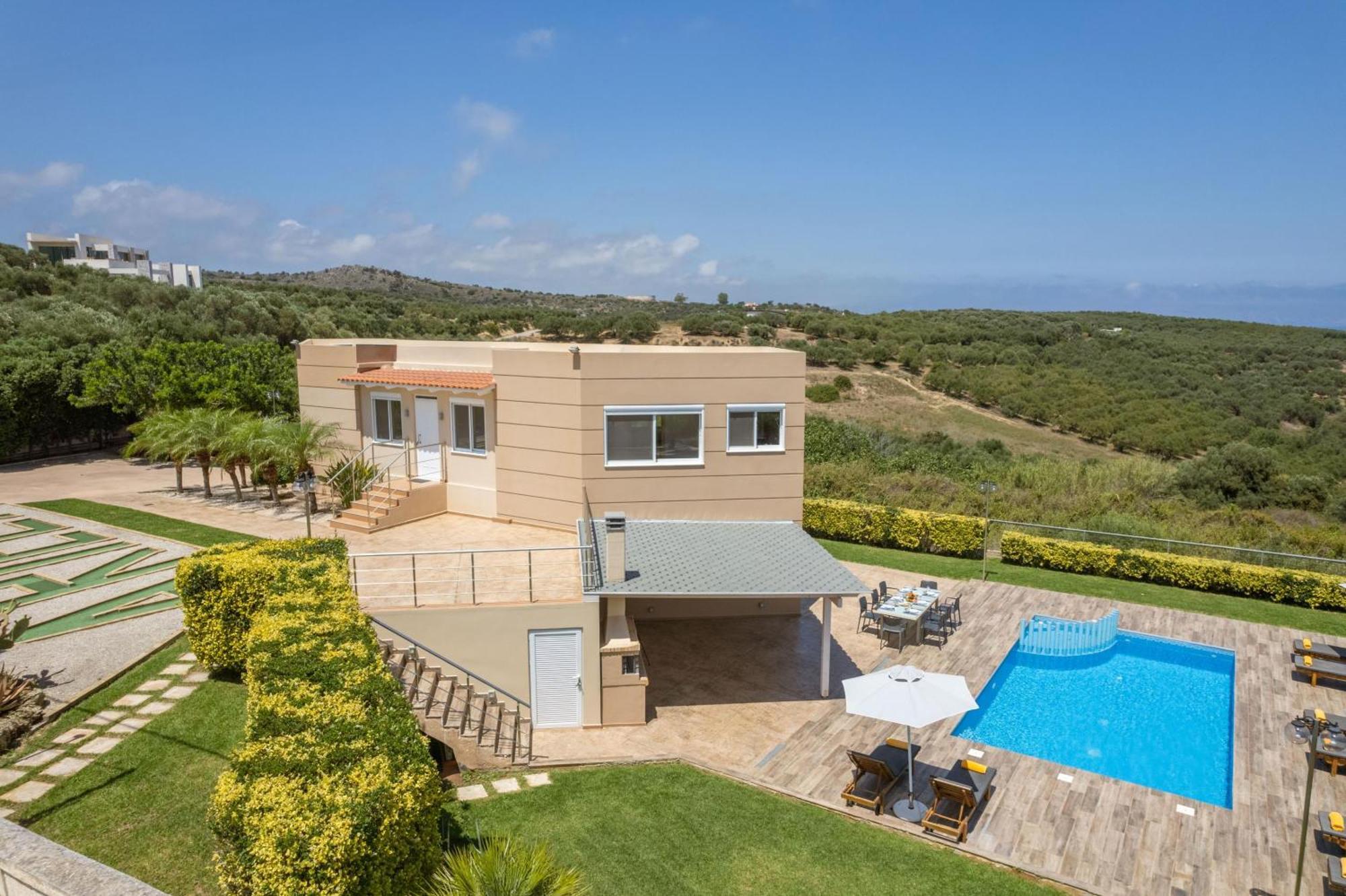 Villa Ariella With Sea View Agia Marina المظهر الخارجي الصورة