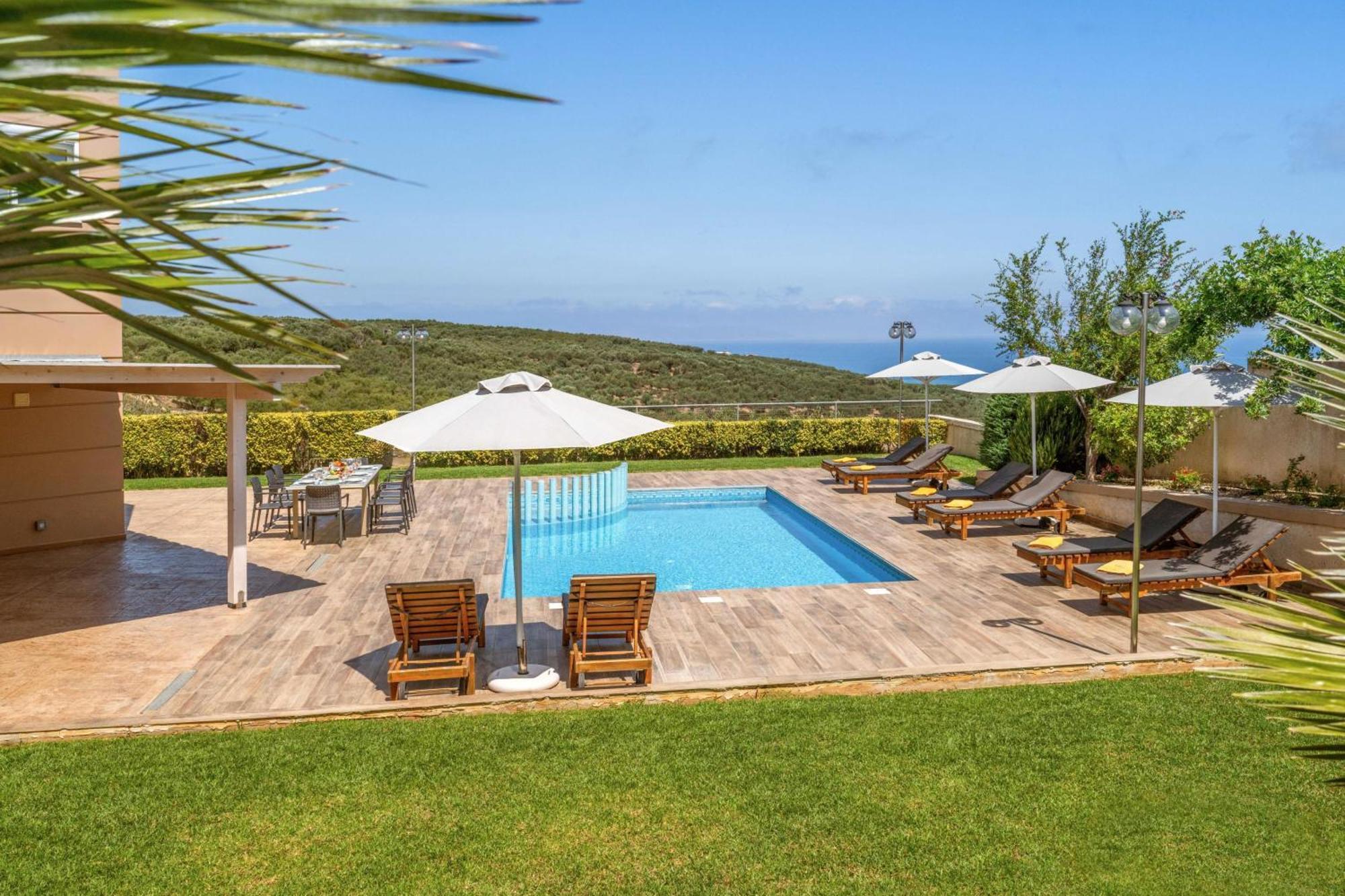 Villa Ariella With Sea View Agia Marina المظهر الخارجي الصورة