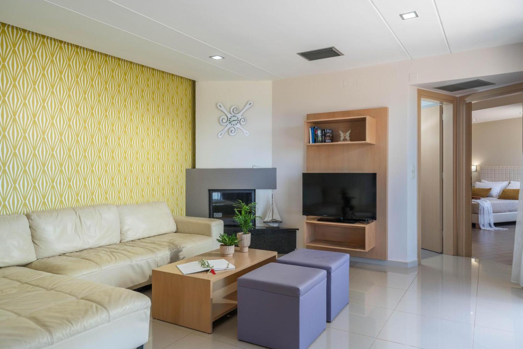 Villa Ariella With Sea View Agia Marina المظهر الخارجي الصورة