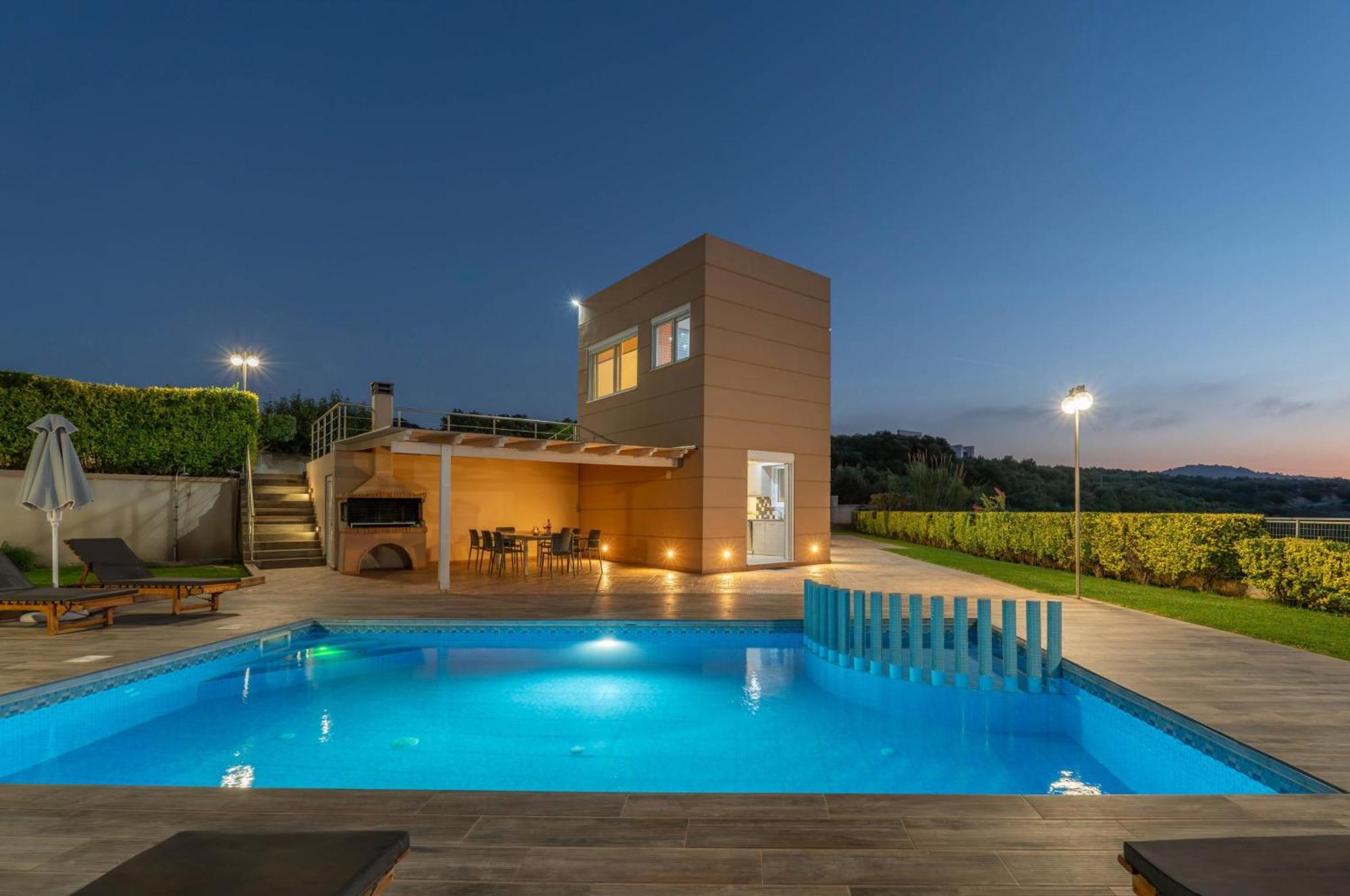 Villa Ariella With Sea View Agia Marina المظهر الخارجي الصورة