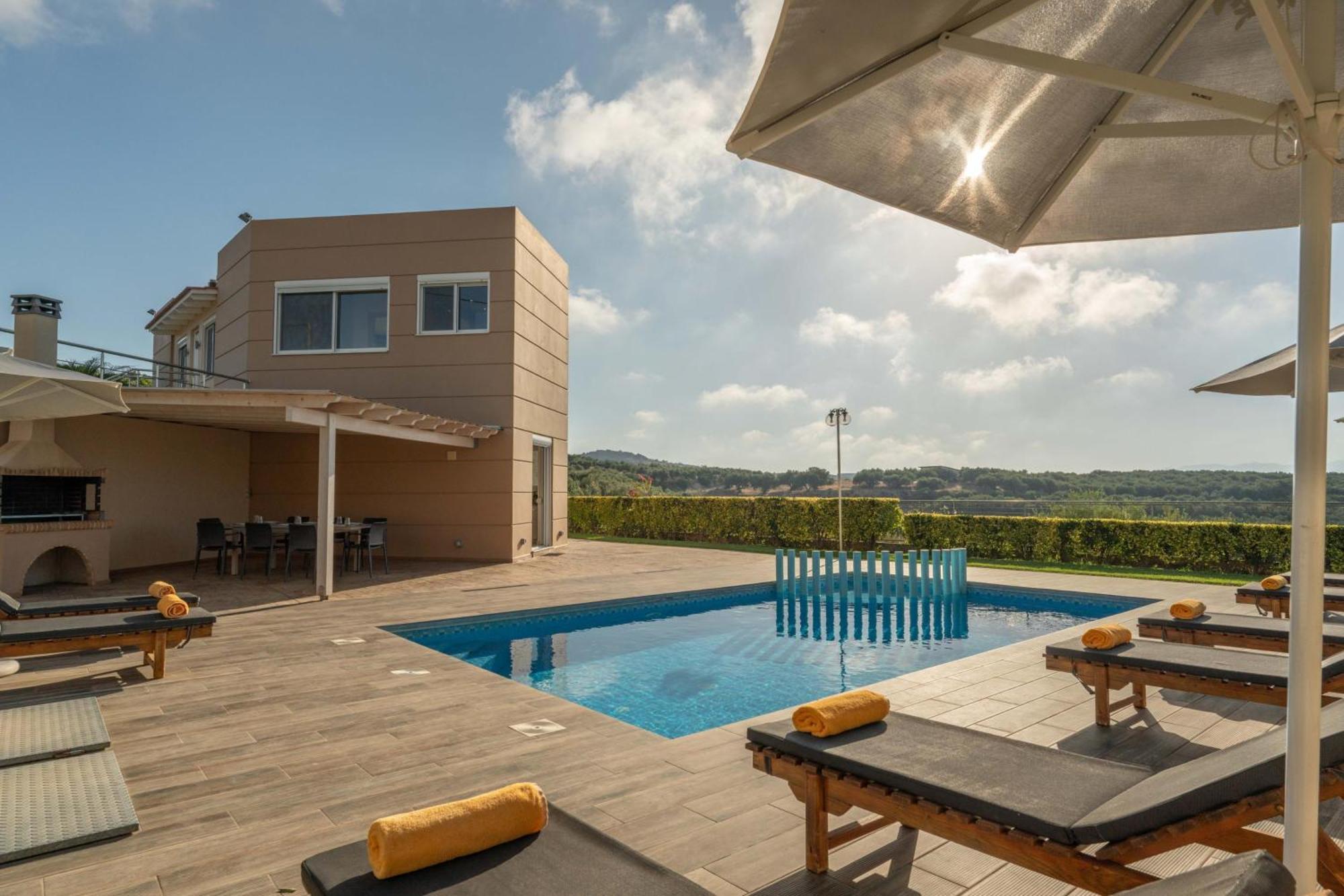Villa Ariella With Sea View Agia Marina المظهر الخارجي الصورة